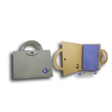 Bag Shaped notepad with pen