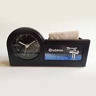 Customised desk clock with penstand