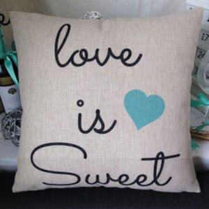 Customised cushion cover
