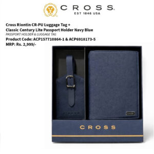 Cross Passport Holder & Luggage Tag Gift Set 022