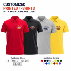 100% Polyester Customized Polo Neck T-shirt